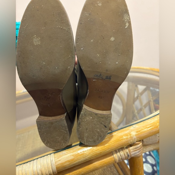 J. Crew 04188 Field Kindling tall boots Women’s Size 6.5 Olive Leather - Picture 7 of 9